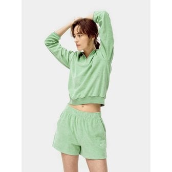 씨피티에스 LONG SLEEVED TOWELING POLO SETS_MINT