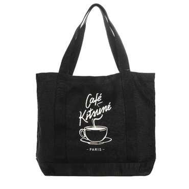 메종키츠네 남녀공용 토트백 (CKMU05102WW9001 BLACK) 24FW
