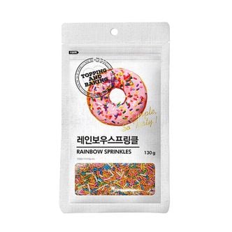 NS홈쇼핑 큐원 홈베이킹 레인보우 스프링클 130g[31305608]