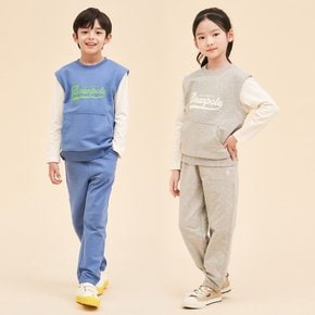 *시즌오프30%*[BEANPOLE KIDS] 24SS바서티레이어드스웨트상하세트(2종 택1)