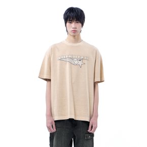 OG LM STAR GARMENT DYED T-SHIRT (BEIGE)