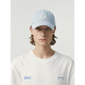 G LOGO DENIM WASHED BALL CAP (3 COLORS)