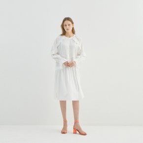 WHITE LILLY FRILL DRESS_WHITE