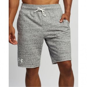 이스퀘어 3364791 Under Armour 언더 아머 라이벌 테리 반바지 - 오닉스 화이트