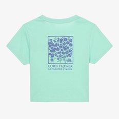 [노스페이스 공식] NT7UR32E 여성 플로렛 반팔 티셔츠_PISTACHIO GREEN