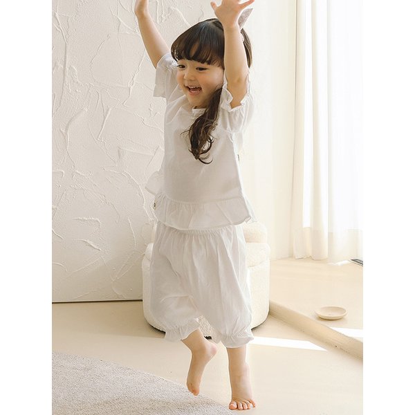 시원한 공간 - 아기 프릴 홈웨어 세트