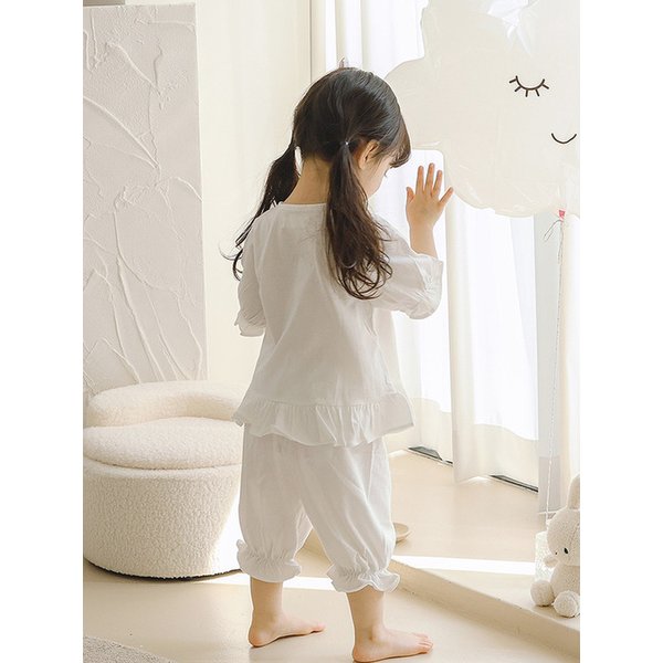 시원한 공간 - 아기 프릴 홈웨어 세트