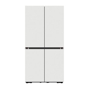 전자 비스포크 냉장고 4도어 키친핏 615L (UV탈취) 코타 화이트(RF60DB9KF201) (O) 재고보유
