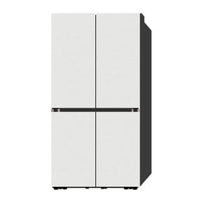 전자 비스포크 냉장고 4도어 키친핏 615L (UV탈취) 코타 화이트(RF60DB9KF201) (O) 재고보유