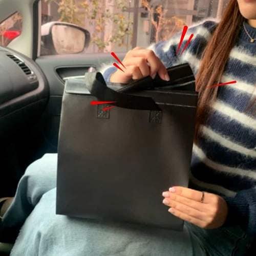 보온보냉 쇼핑백 블랙 중 쿨러백 손잡이보냉백