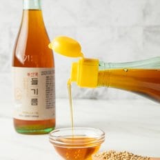 전통압착 착유방식 고소한 들기름 300ml x 2병