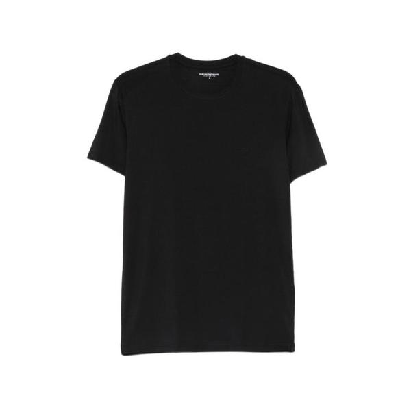 확대된 대표 엠포리오 아르마니 반팔 티셔츠 EM000379 AF25034UC001 BLACK
