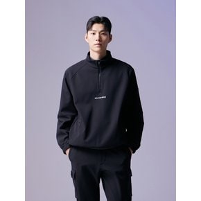 (남성) Brushed Back Woven Patched Half-Zip G4TAW26502BKX