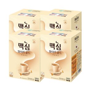 동서 맥심 화이트골드 커피믹스 250개입 4개