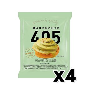 405 피스타치오 초코롤 베이커리빵 135g x 4개