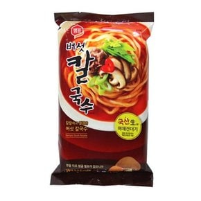 버섯칼국수 봉지국수 샘표식품 버섯칼국수126g 샘표 즉석국수 국수