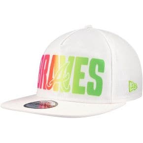 [해외] 뉴에라 모자 MLB [애틀랜타 브레이브스] Spring Spectrum Golfer Snapback Hat - White 1