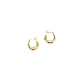 골드톤 Vermeil 커브 미니 드롭 Earrings 9167117 92416585