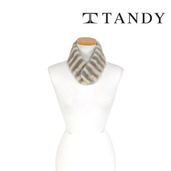 TANDY 줄밍크스킨자석 퍼 머플러