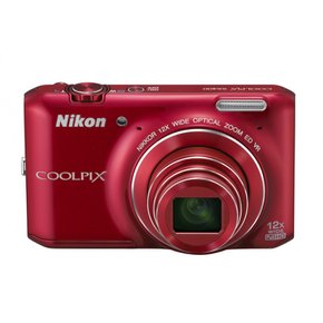 Nikon 디지털 카메라 COOLPIX S6400 터치 패널 액정 광학 12 배 줌 광택 레드 S6400RD