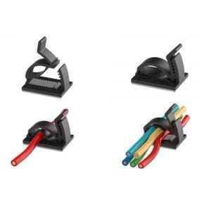 전선 고정 클립 1P 자동차 블랙박스 홀더 컴퓨터 클램프 접착식 USB 줄 멀티탭 배선 타이 벽 와이어 후크