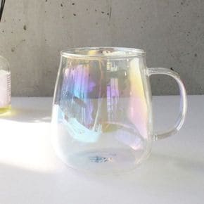 유리컵 머그잔 오로라컵 유리잔 내열컵 물컵 400ml[32934033]