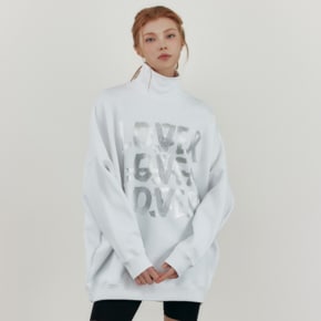 Graphic Turtleneck Napping Sweatshirt M194CT0082I