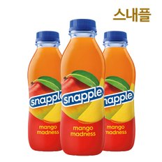 스내플 망고 매드니스 주스 PET snapple 473mlX12(PET) 미니구성