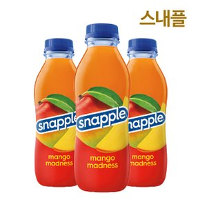 스내플 망고 매드니스 주스 PET snapple 473mlX12(PET) 미니구성