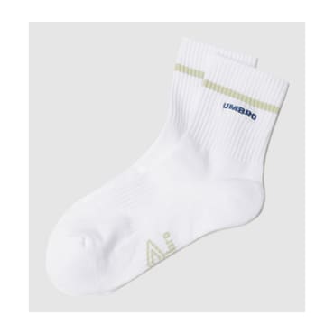 엄브로 남녀공용 베이직 스트라이프 미드 삭스 UQ123CSC31
