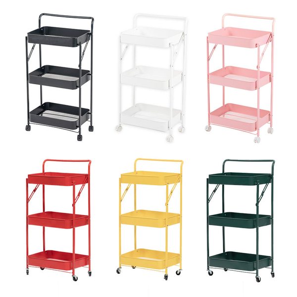 부하우스 3단 접이식 트롤리 1세트