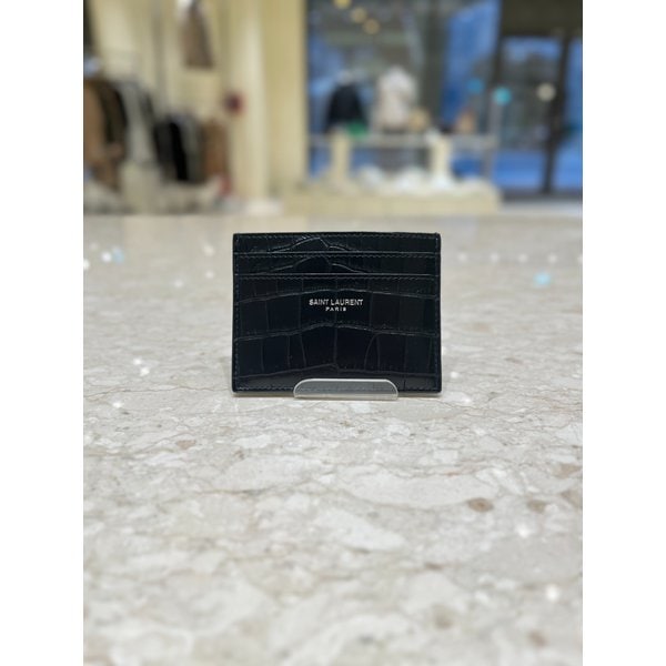 [부산점] 남성 크로커다일 패턴 카드케이스 375946-DZE0E-1000