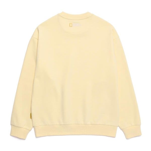 [여주점] N251USW040 동물 와펜 세미 오버핏 맨투맨 BUTTER