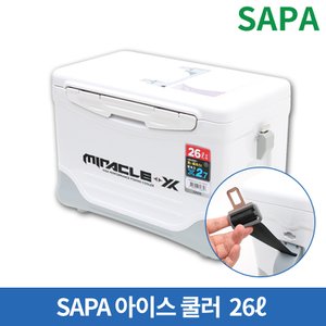 SAPA 싸파 아이스박스 26L SIC-026HE 아이스쿨러 낚시 캠핑 레져 쿨러백