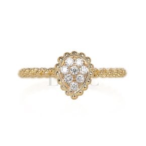 [중고명품] 부쉐론 쎄뻥 보헴 링 XS 모티브 다이아몬드 반지 JRG02143 55호