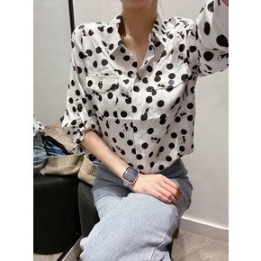 칼라거펠트 26SS 여성 슈페트 앤 칼 윔지 블라우스