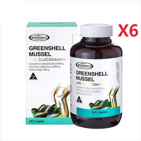 호주 마더네스트 초록홍합 1500mg 365정-6개