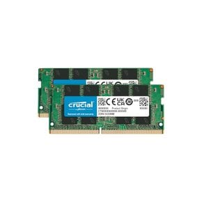 Crucial 노트북용 증설 메모리 64GB 32GBx2장 DDR4 3200MT/