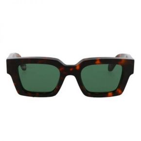 Off-White Virgil 그린 스퀘어 유니섹스 공용 선글라스 OERI008 6455 50