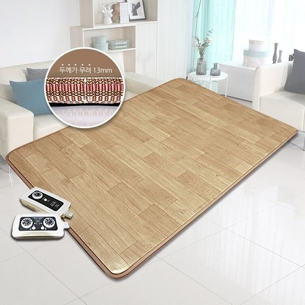 핫한일 대청마루 전기장판 전기카페트 13T(183x160)원난방