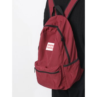 마스마룰즈 Daily backpack _ Burgundy