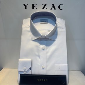 흰색 솔리드 배색카라 일반핏 긴팔셔츠(YJ3SBR122/WH)