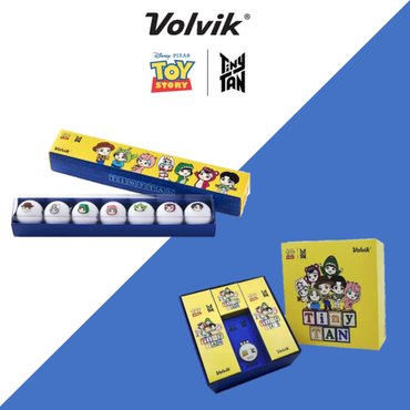 볼빅 [볼빅정품] BTS 타이니탄 X 토이스토리 콜라보 [7구] 3PCS 골프공