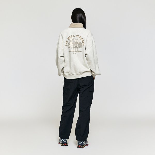[여주점] FC VINTAGE ARTWORK QUARTER ZIP-UP-OATMEAL