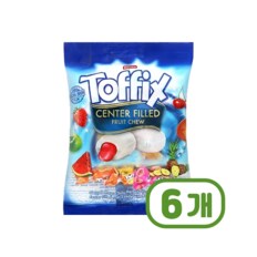  토픽스 과즙캔디 어린이간식 40g x 6개