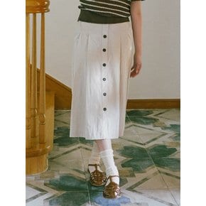 [스타필드코엑스] [꼬모니노즈] 여성 BUTTON PLEATS SKIRT [2 COLOR]