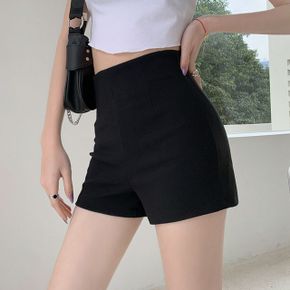 반바지 숏팬츠 여름 슬림 심플 스판 DE240414