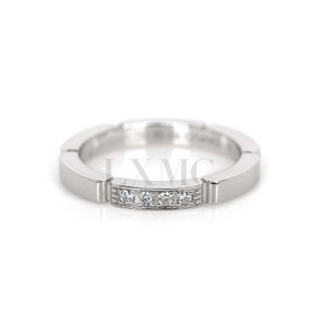 [중고명품] 까르띠에 마이용 다이아 웨딩반지 WG RING 웨딩링