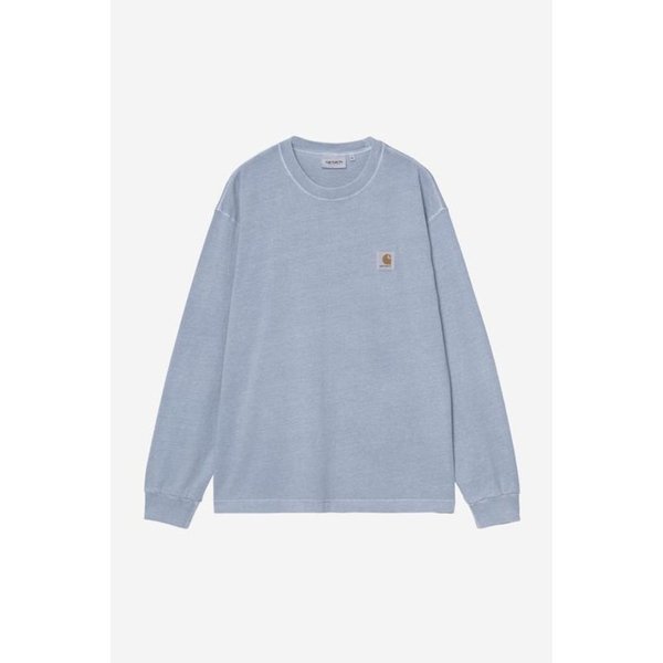 26SS 칼하트 WIP 넬슨 롱슬리브 티셔츠 I029948 3HXGD GENTLE BLUE DOM