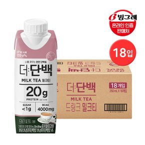 더단백 드링크 밀크티 250ml 18팩   프로틴 음료_P354191152